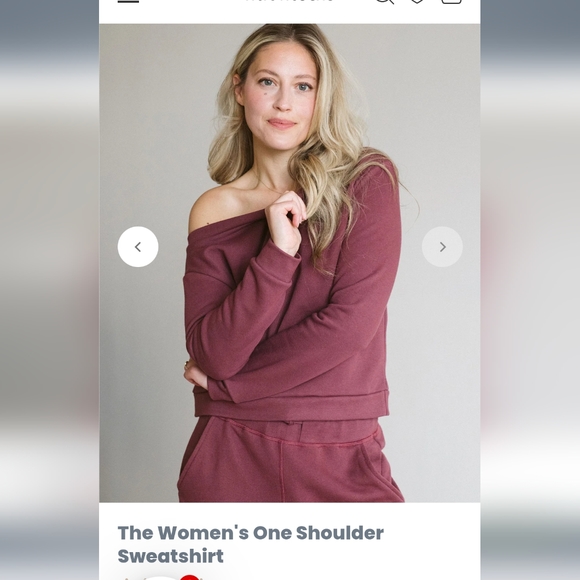 Em & West the one shouldered sweatshirt - Picture 4 of 4